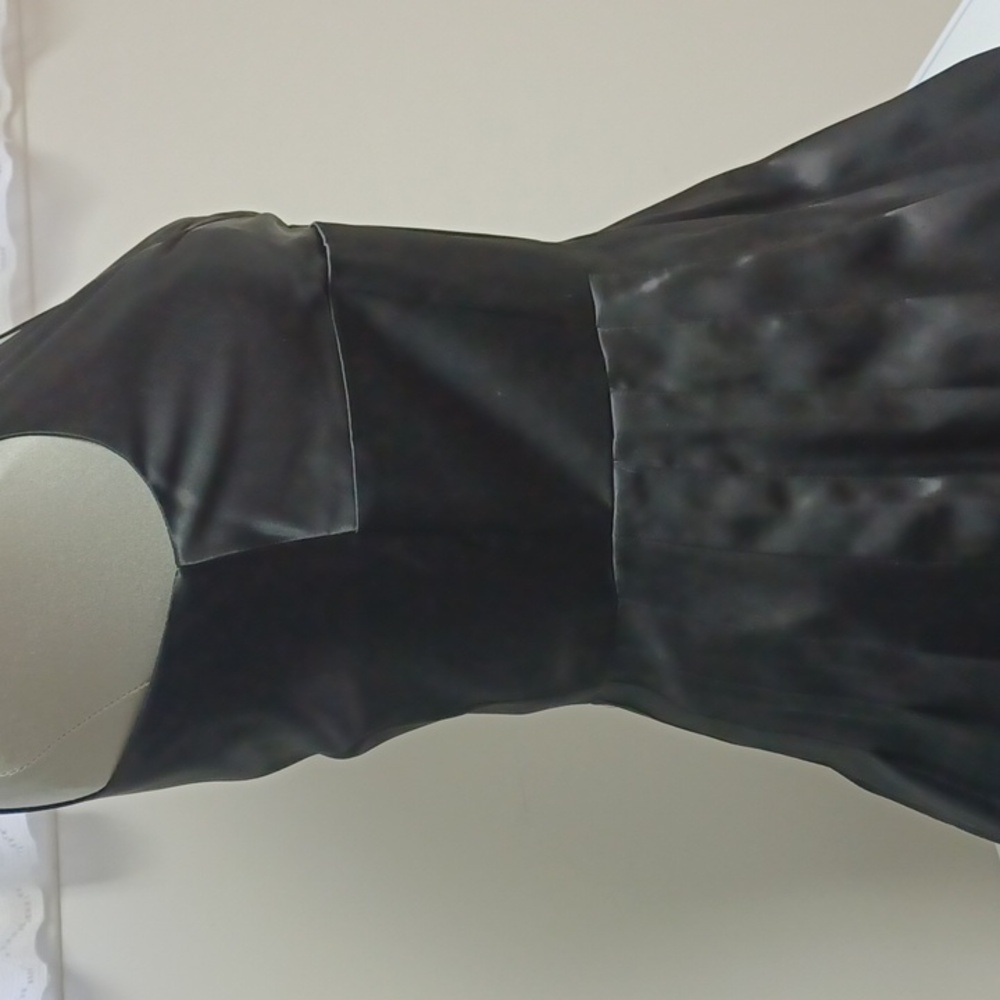 NWOT Black Satin dress Size S - Picture 5 of 15